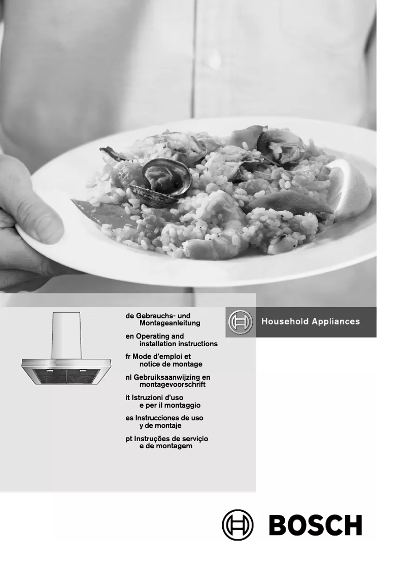 Page 1 de la notice Manuel utilisateur Bosch DWB072750