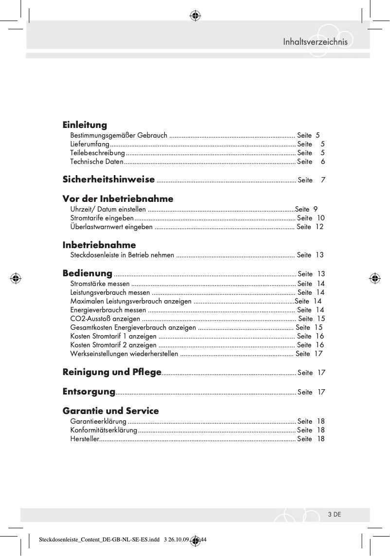 Image de la première page du manuel de l'appareil EM 235