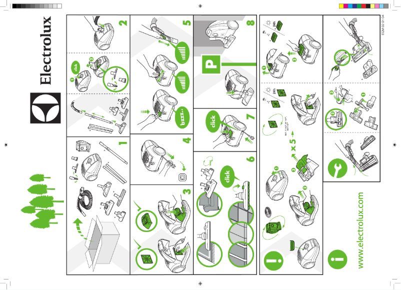 Page n°1 - Manuel utilisateur Electrolux EEQ10