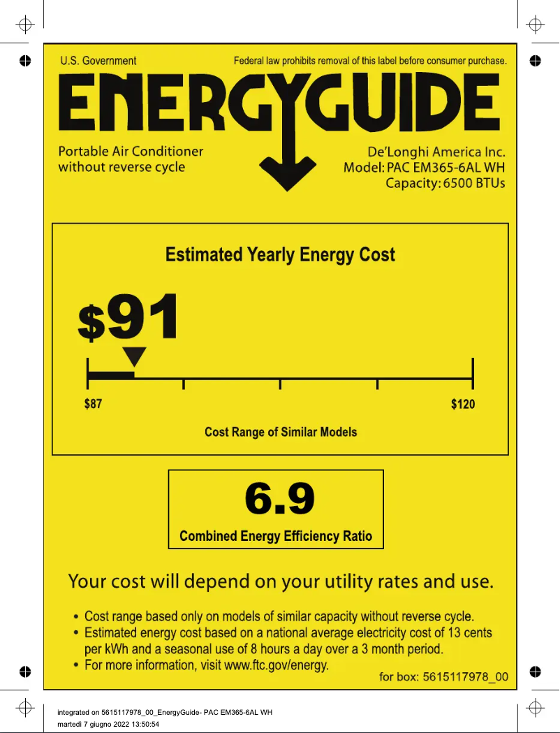 Image de la première page du manuel de l'appareil PACEM365
