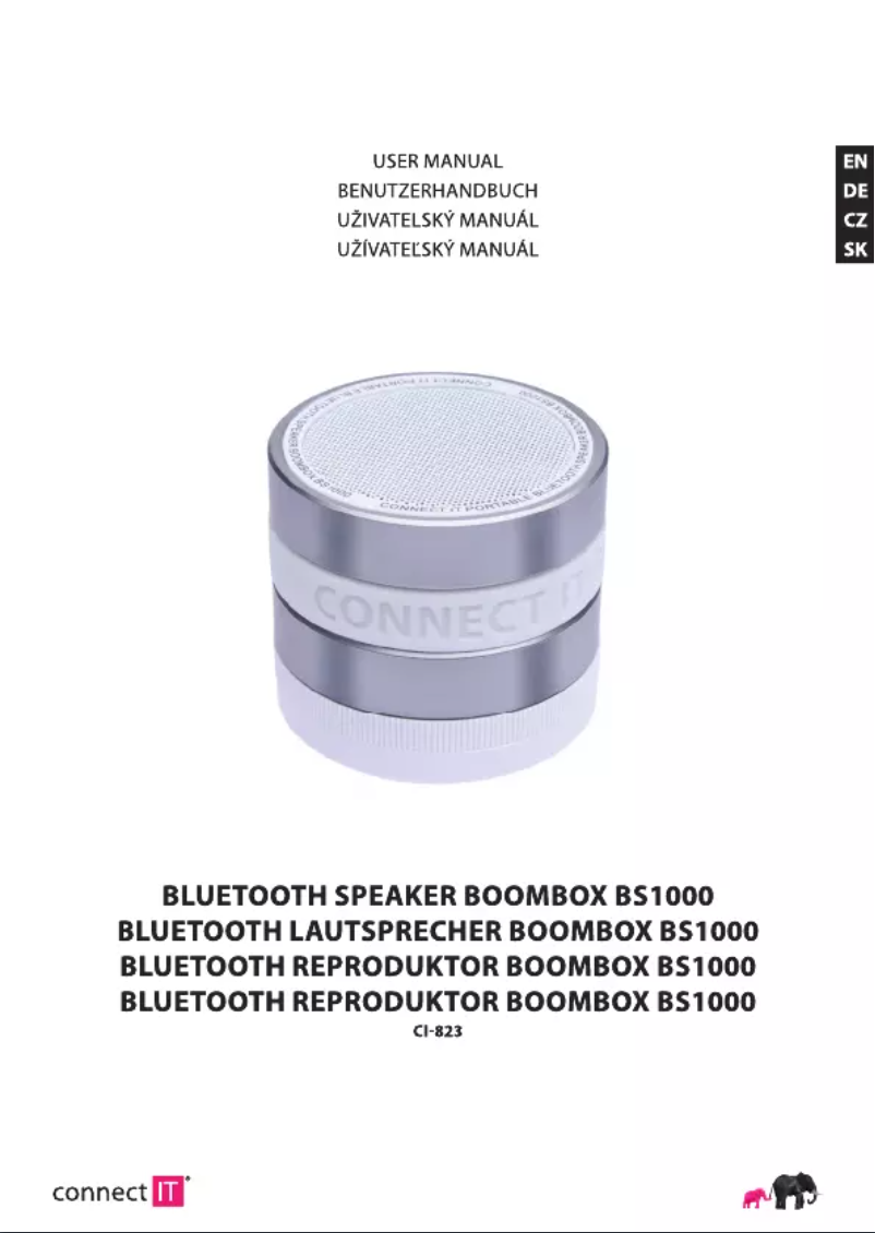 Image de la première page du manuel de l'appareil CI-823