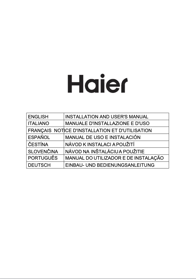 Page 1 de la notice Label énergétique Haier HADG9CS46BWIFI