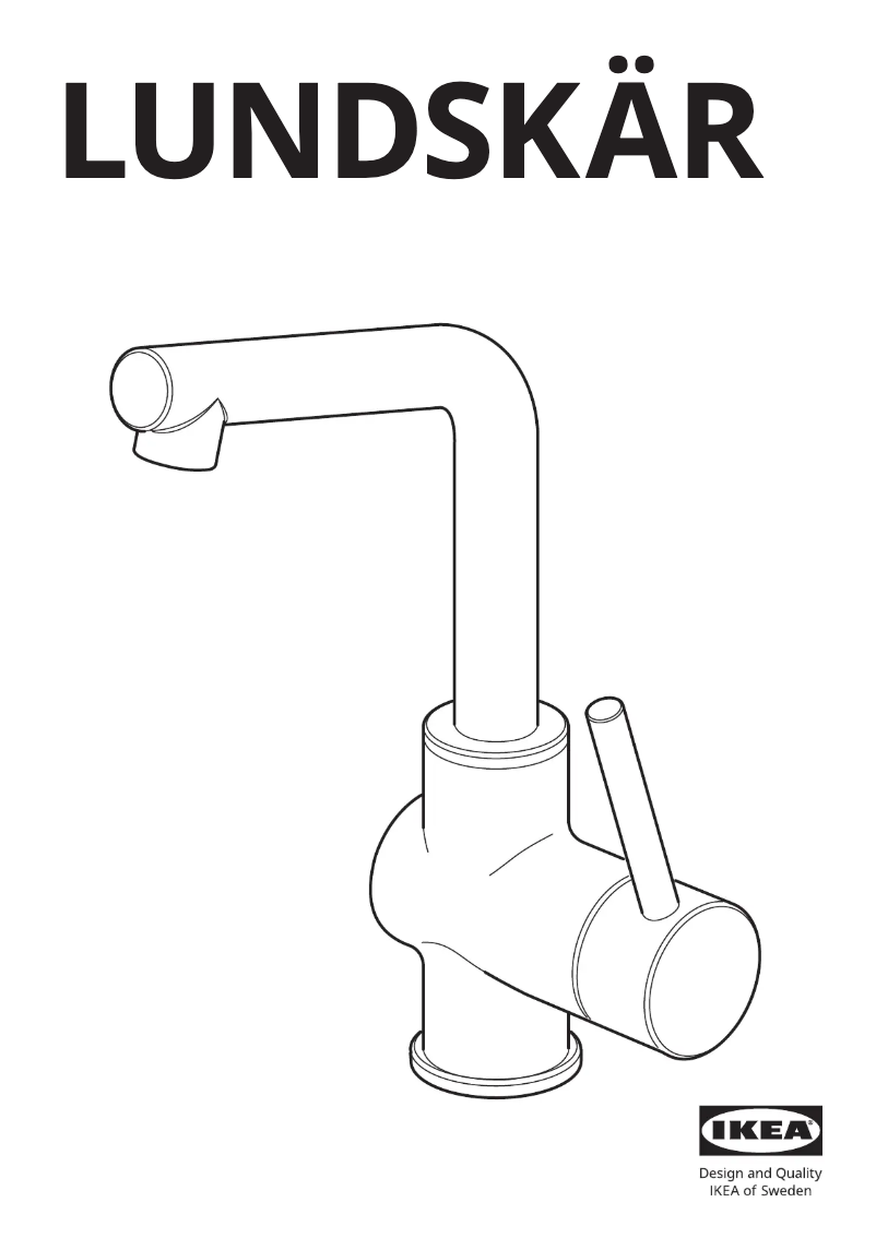 Image de la première page du manuel de l'appareil LUNDSKÄR 005.325.55