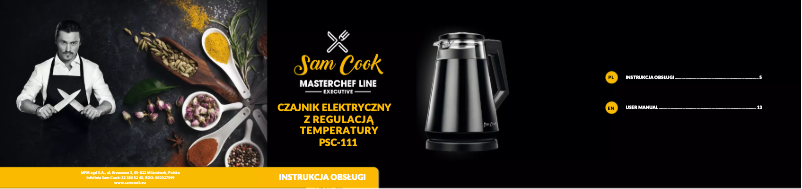 Page n°1 - Manuel utilisateur Sam Cook PSC-111