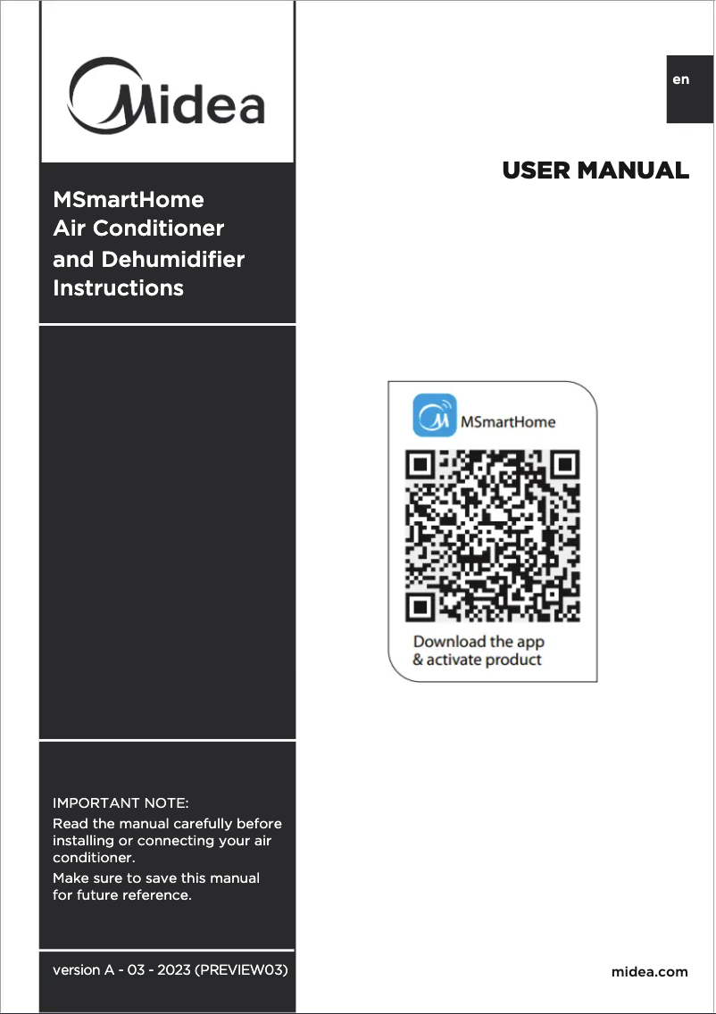 Imagen de la primera página del manual del dispositivo MAW06R1BWT