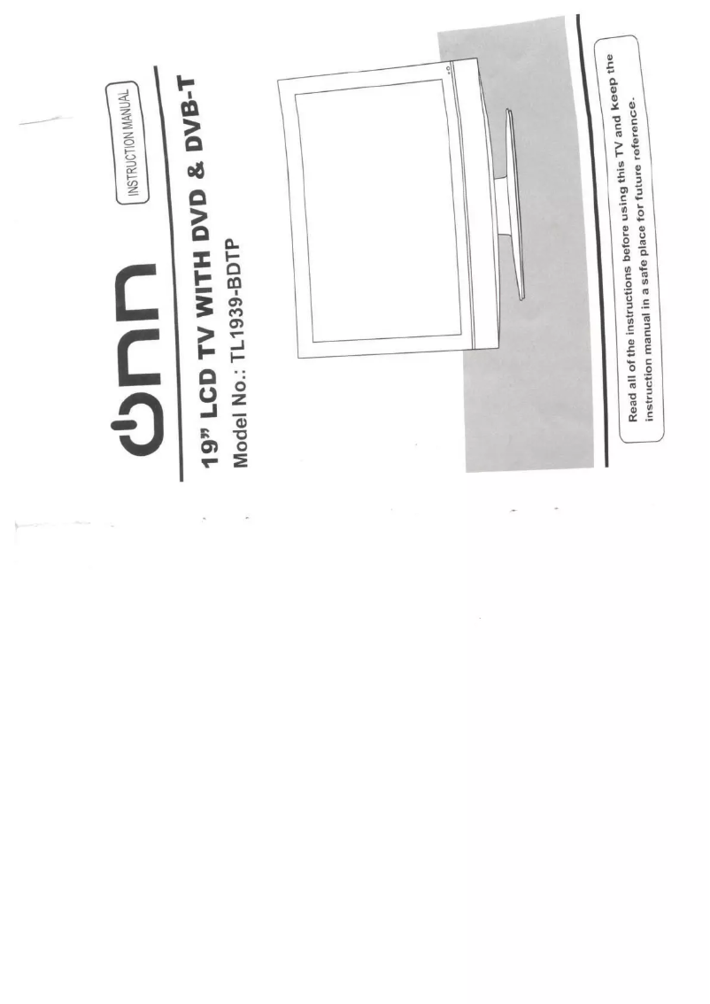 Page n°1 - Manuel utilisateur Onn TL1939-BDTP