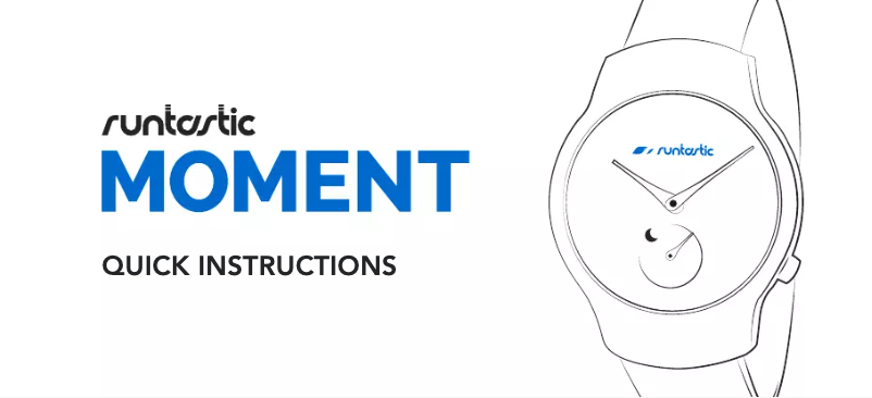 Page 1 de la notice Manuel utilisateur Runtastic Moment Basic