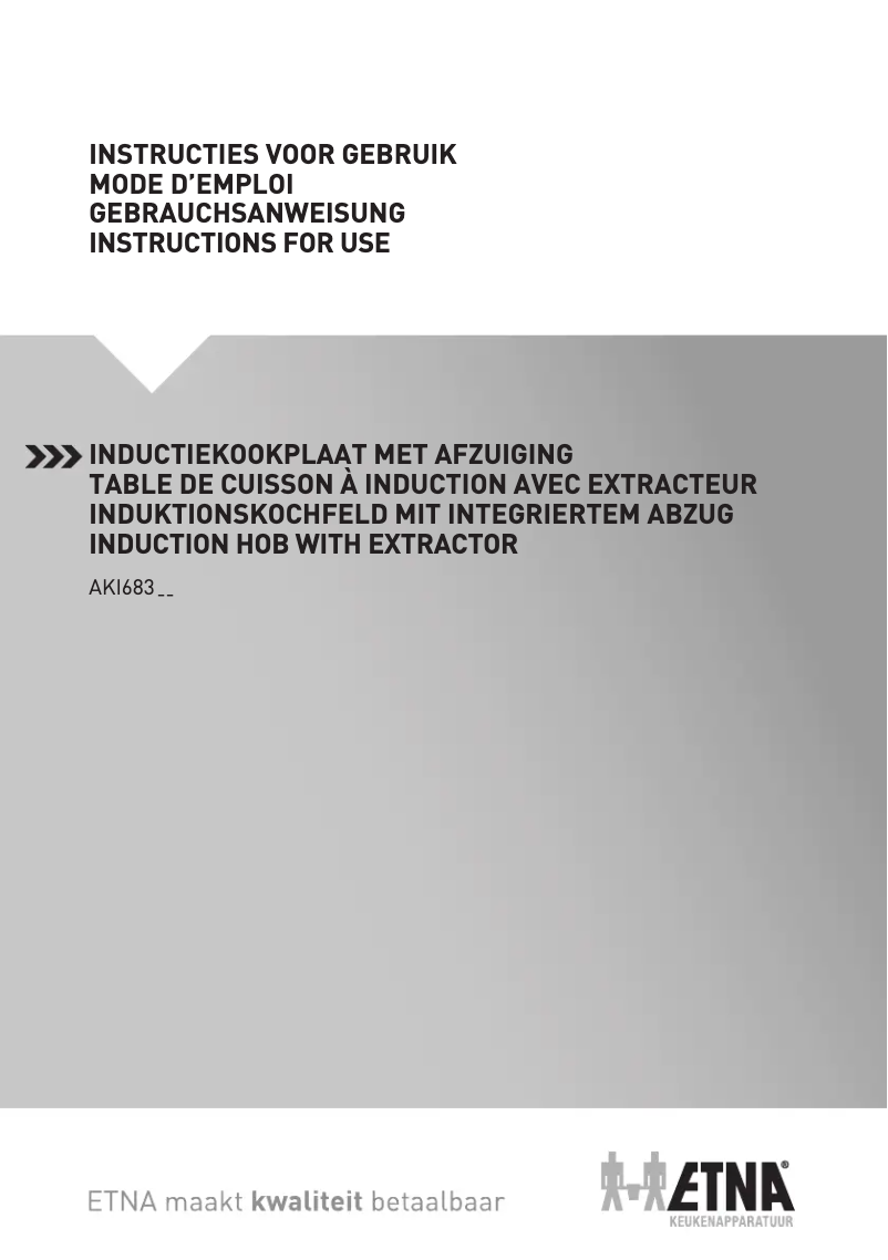 Page 1 de la notice Manuel utilisateur Etna HF3007