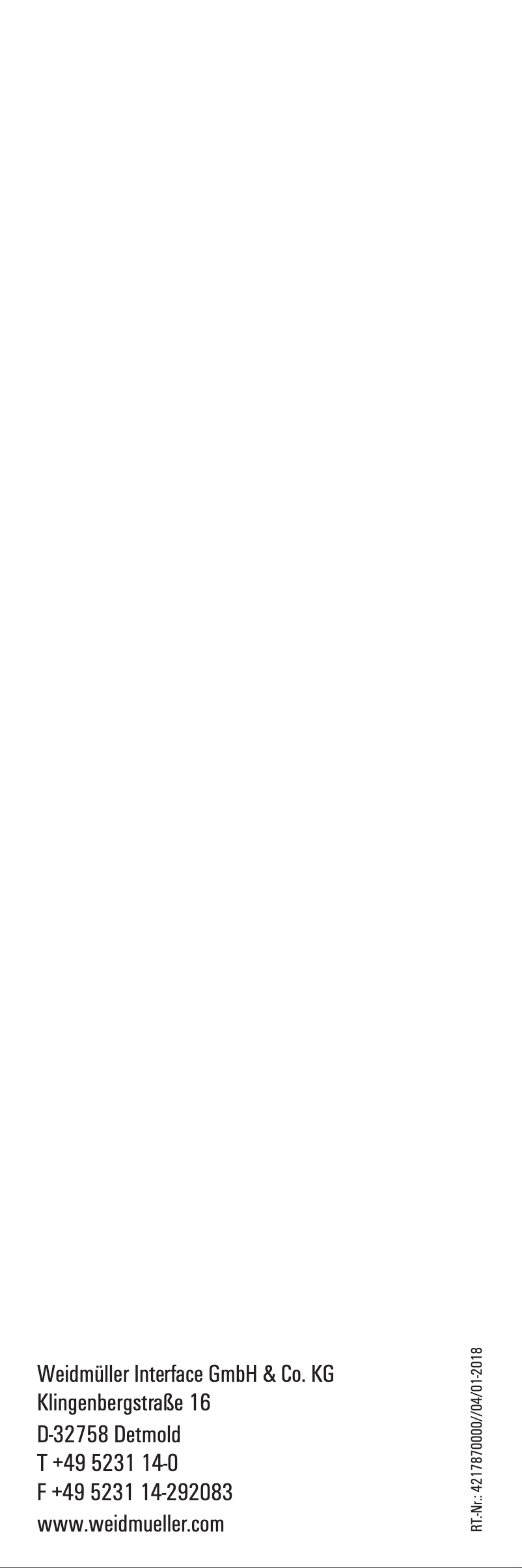 Page n°1 - Manuel utilisateur Weidmüller DMS 3