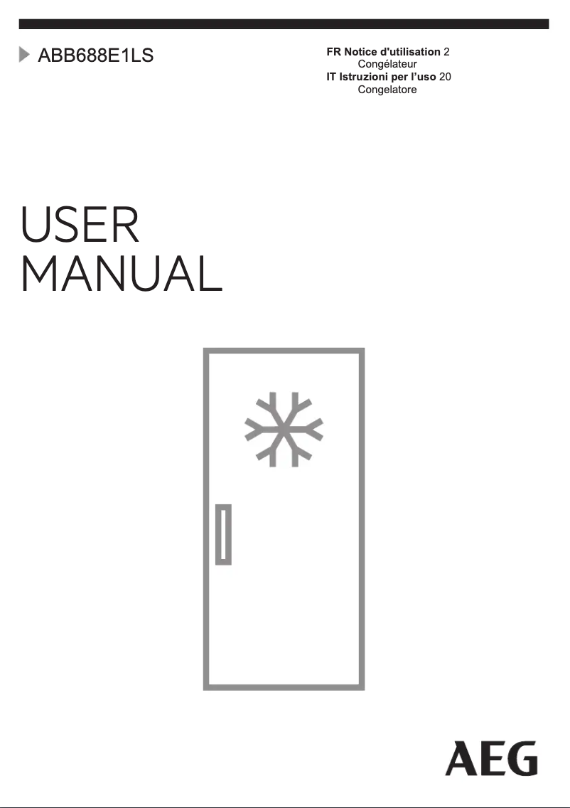 Image de la première page du manuel de l'appareil ABB688E1LS