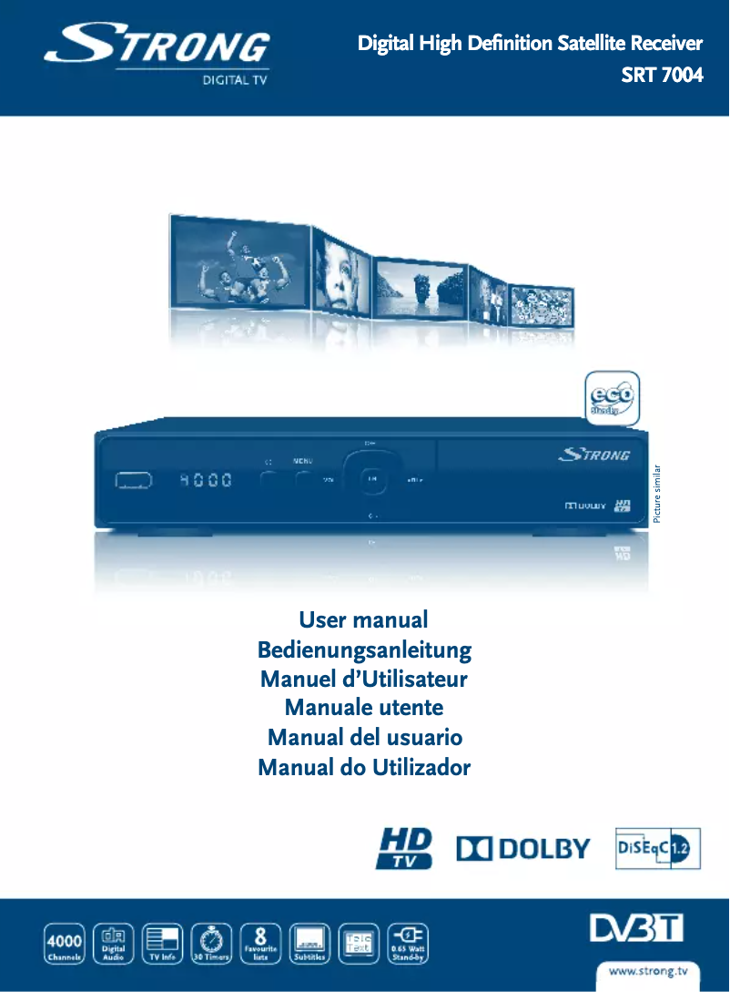 Page 1 de la notice Manuel utilisateur Strong SRT 7004