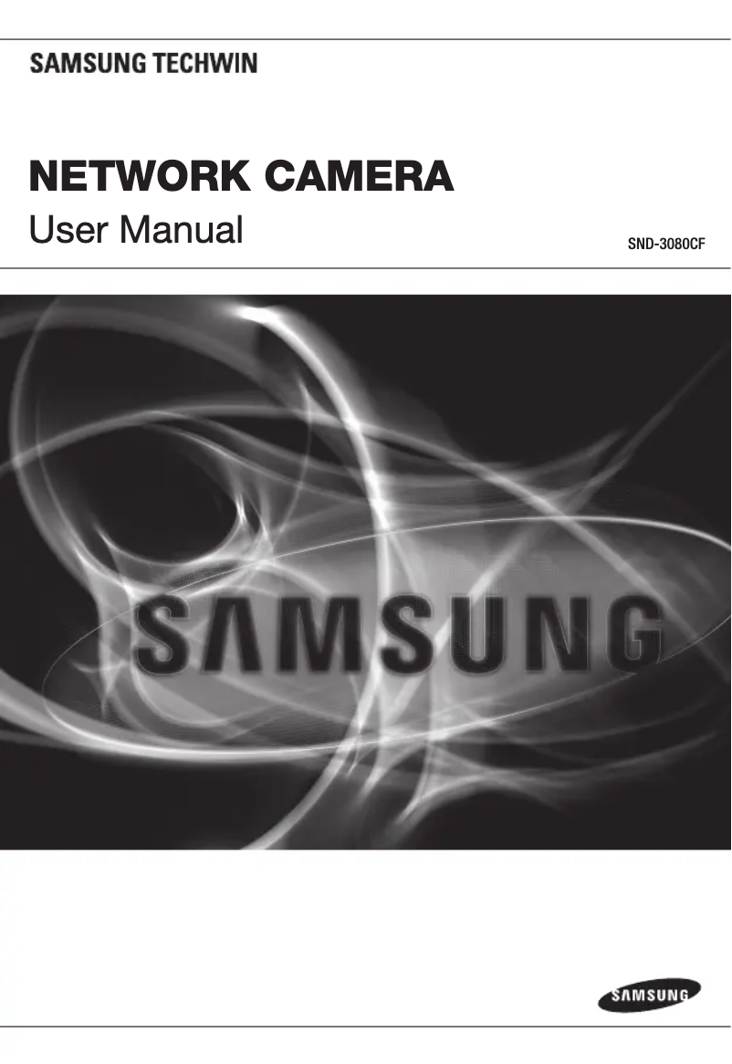 Page n°1 - Manuel utilisateur Samsung SND-3080CF