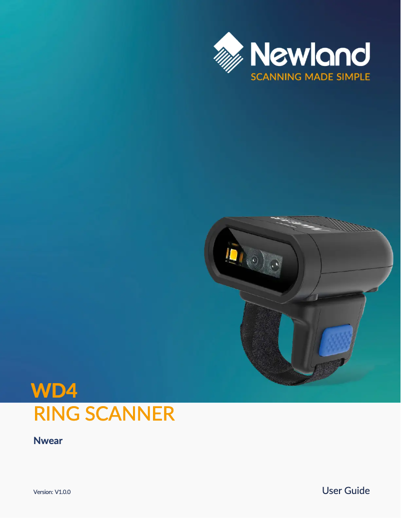 Página 1 del manual Manual de usuario Newland WD4-BS20