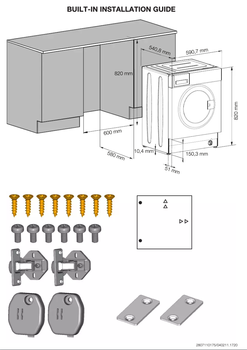 Image de la première page du manuel de l'appareil WMI 7442 W20