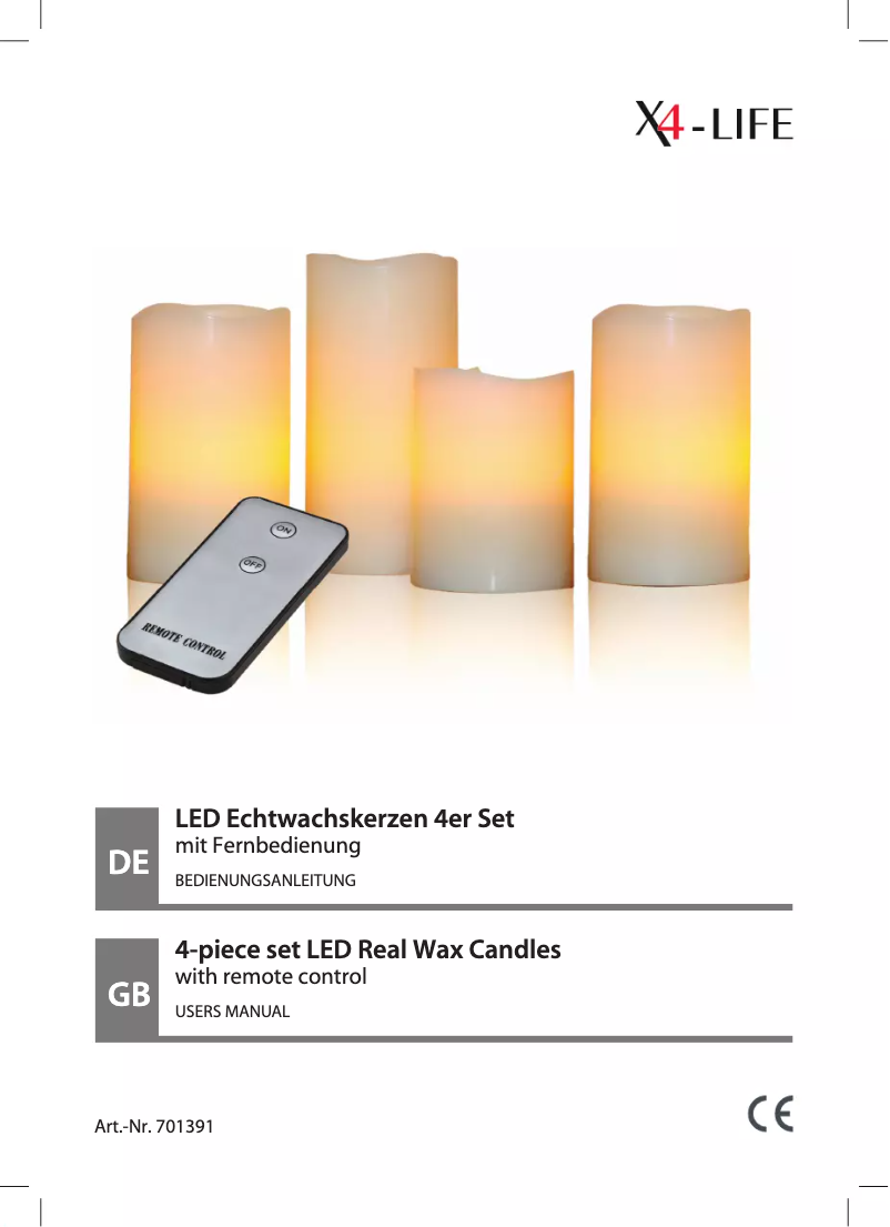 Image de la première page du manuel de l'appareil 701391