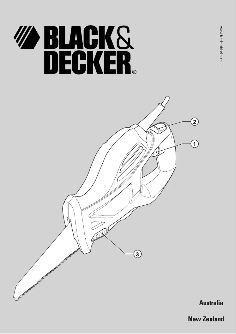 Page n°1 - Manuel utilisateur Black & Decker KS880EGT