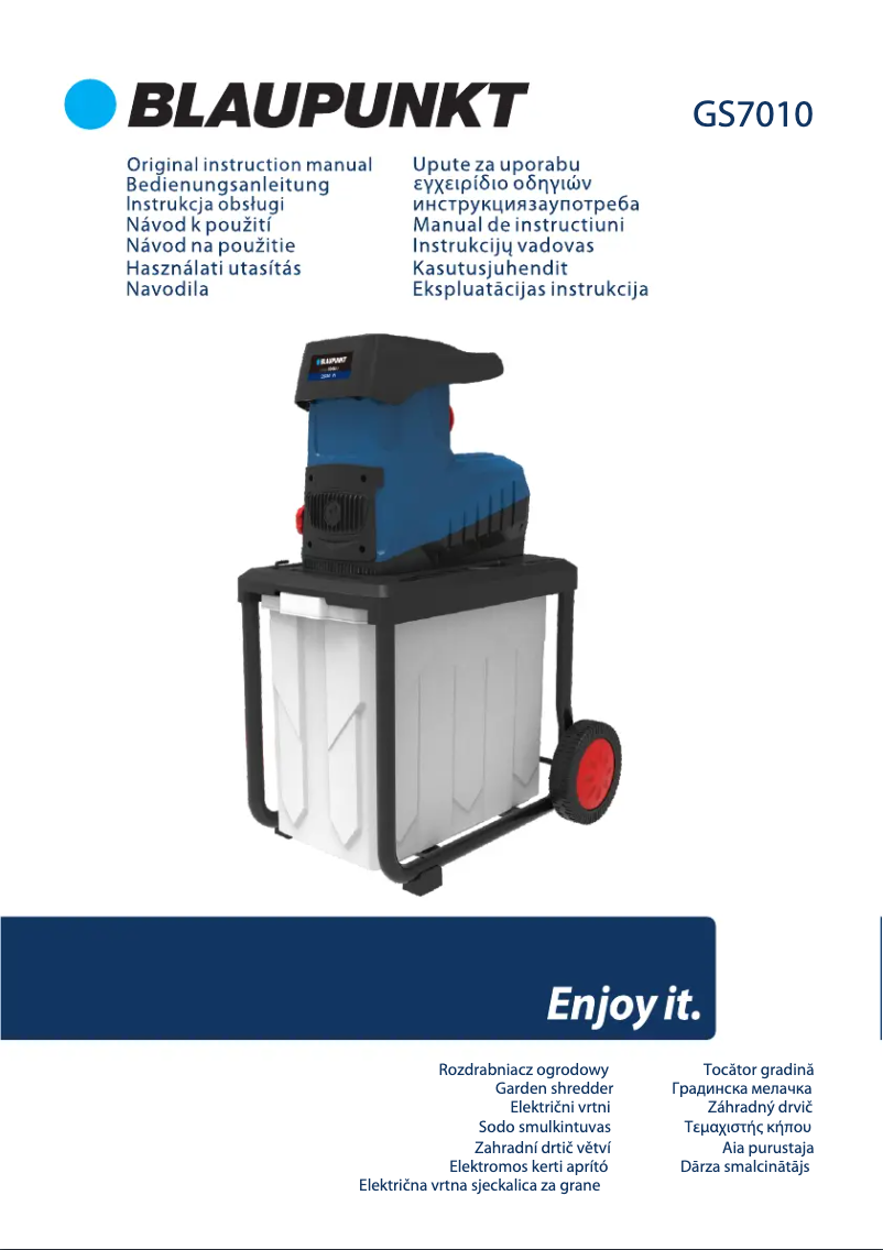 Page 1 de la notice Manuel utilisateur Blaupunkt GS7010