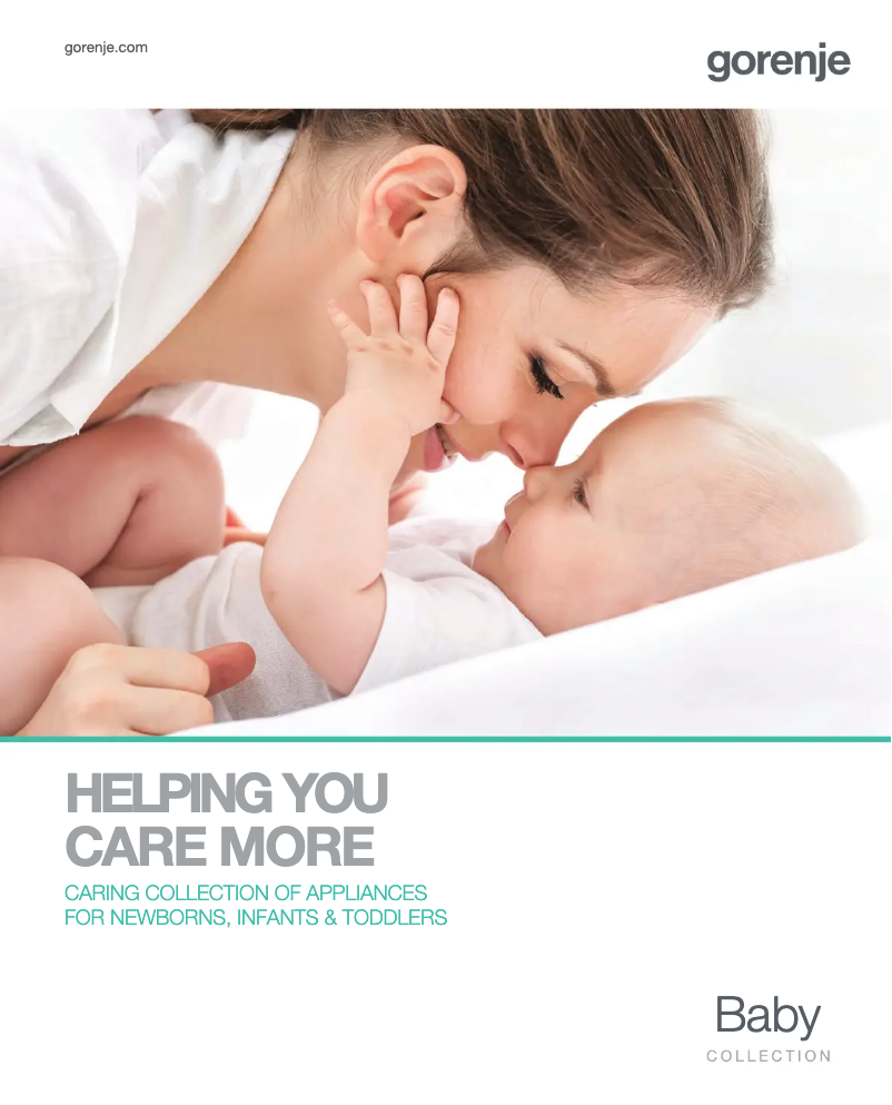 Page 1 de la notice Brochure Gorenje K10BY