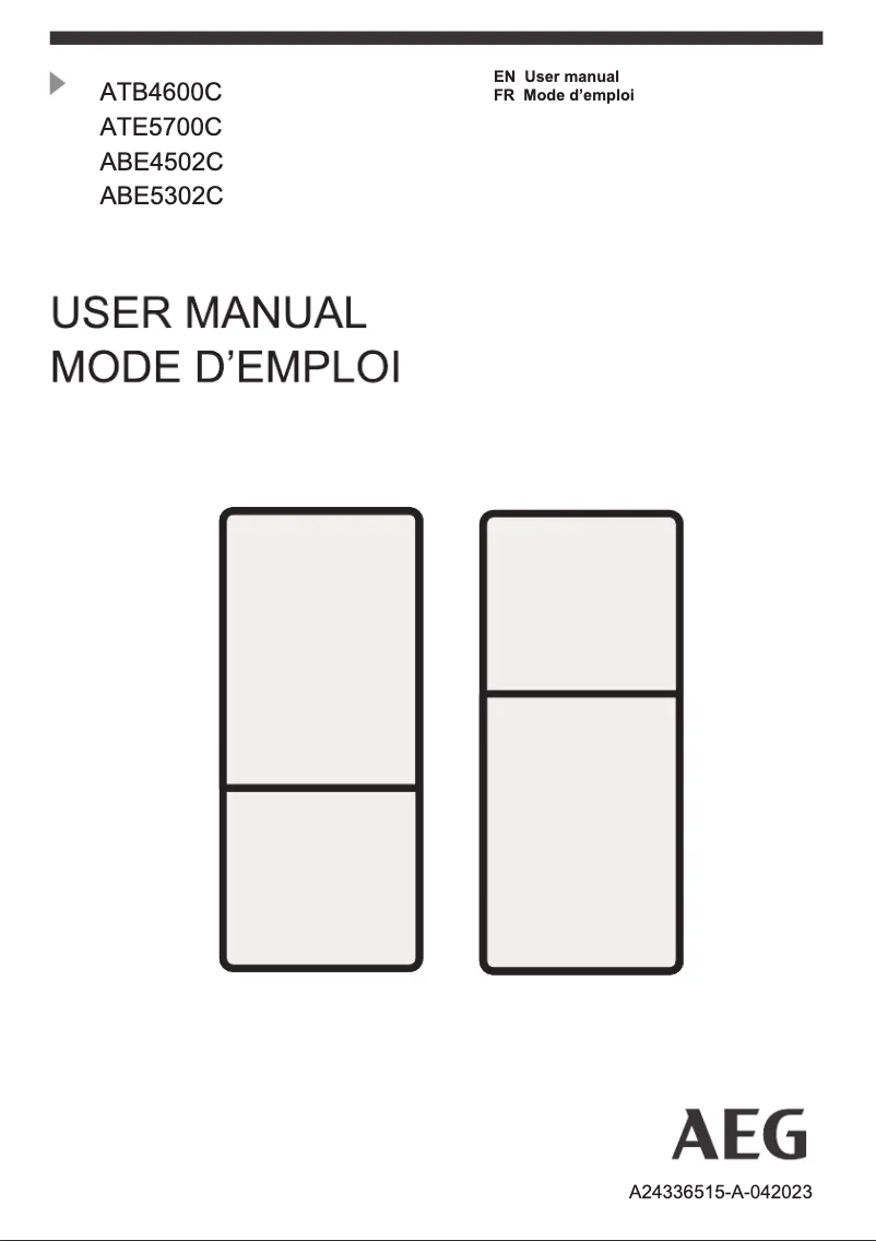Imagen de la primera página del manual del dispositivo ABE5302C