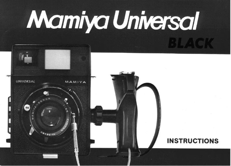 Page n°1 - Manuel utilisateur Mamiya Universal