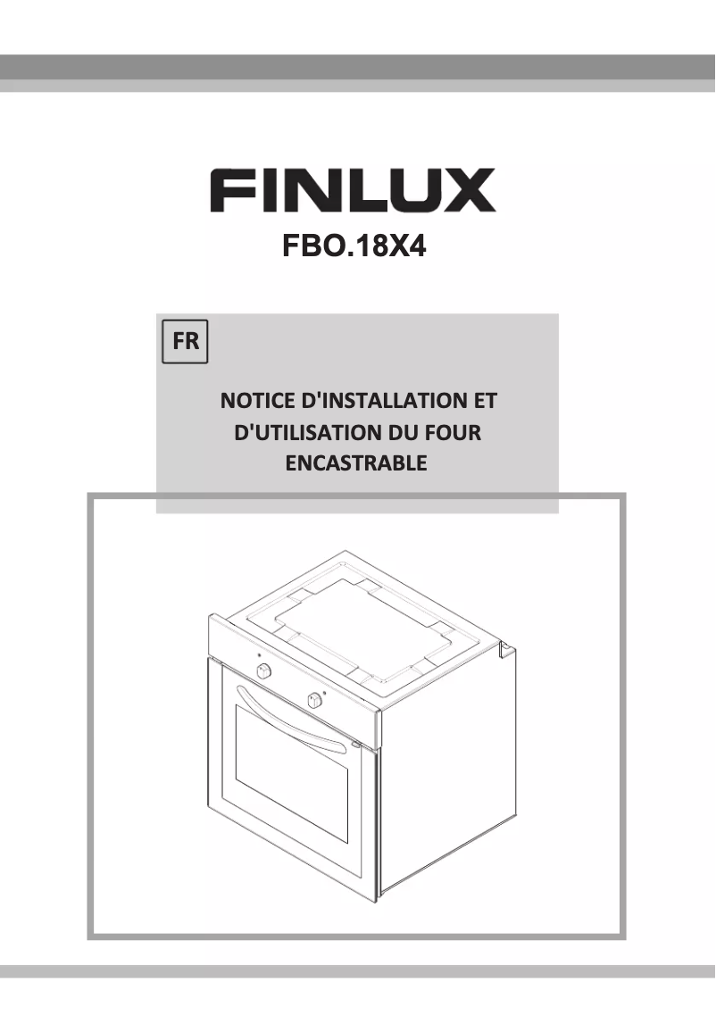 Page n°1 - Manuel utilisateur Finlux FBO.18X4