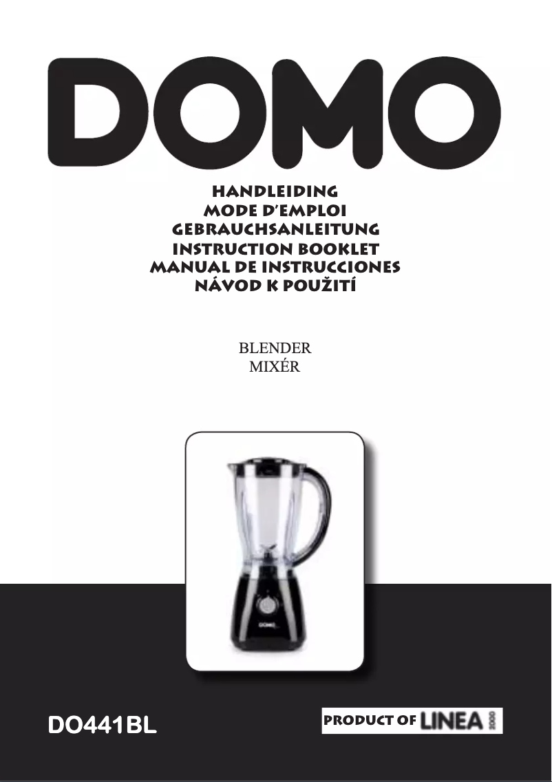 Page 1 de la notice Manuel utilisateur Domo DO441BL