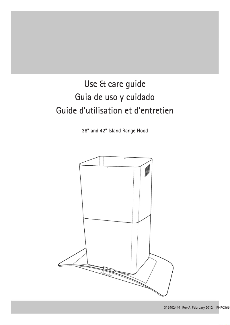 Page n°1 - Manuel utilisateur Frigidaire FHPC4260LS