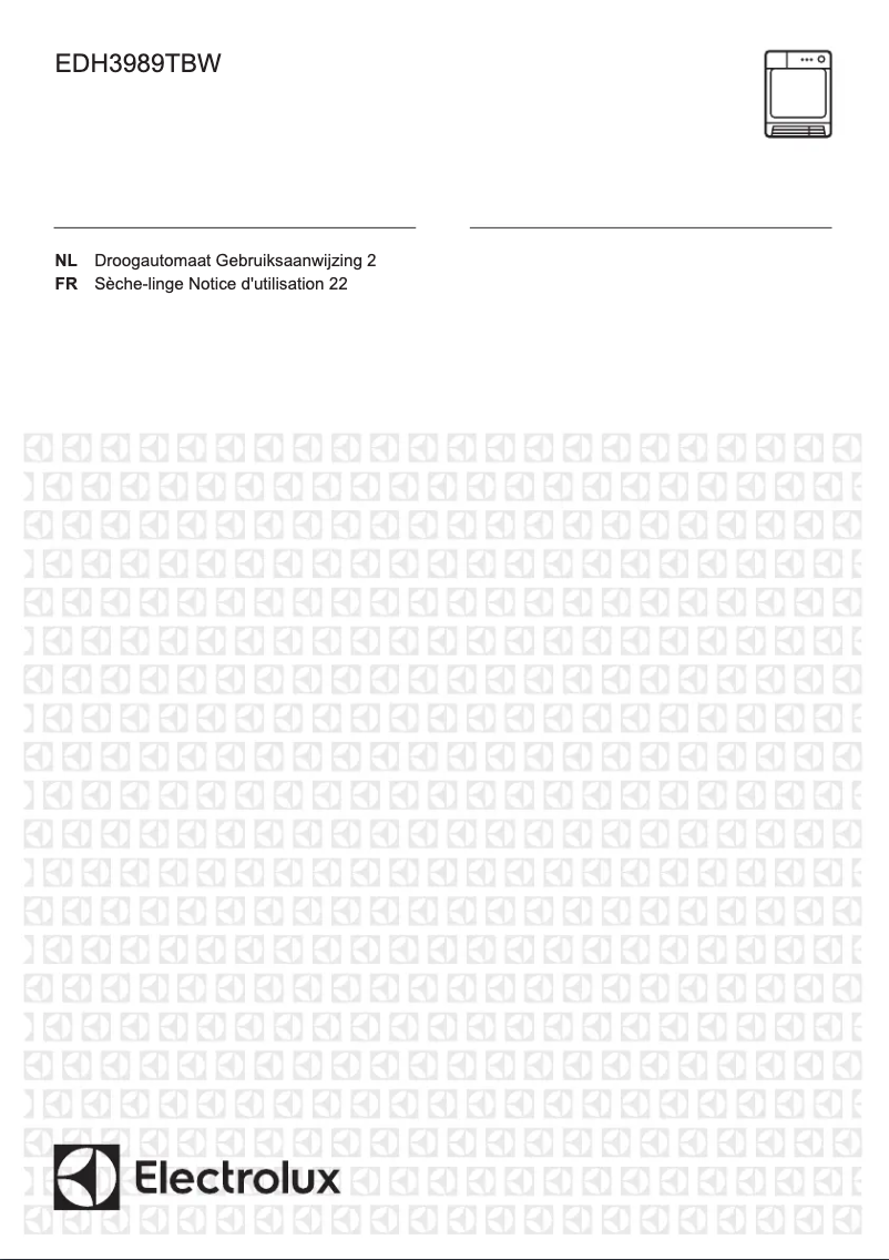 Page n°1 - Manuel utilisateur Electrolux EDH3989TBW