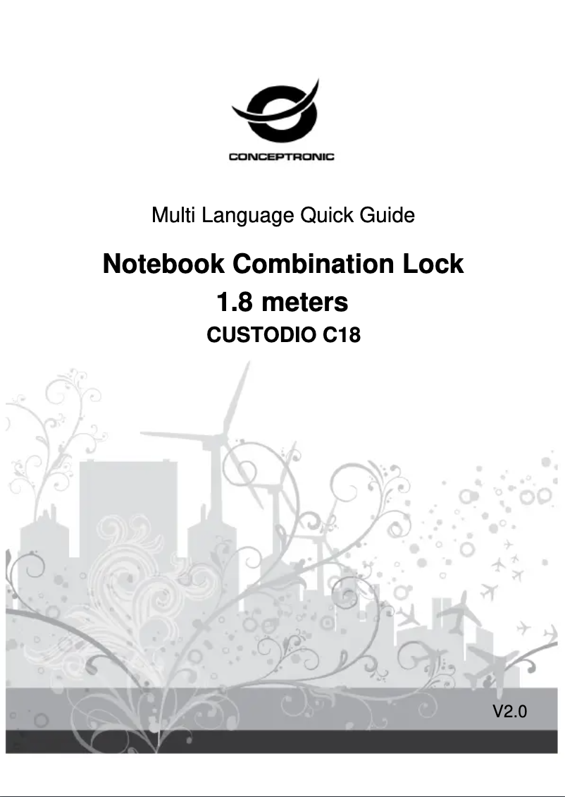 Page n°1 - Manuel utilisateur Conceptronic CUSTODIO C18