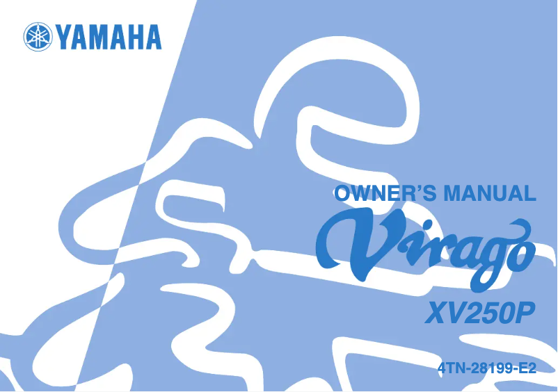 Page 1 de la notice Manuel utilisateur Yamaha XV250