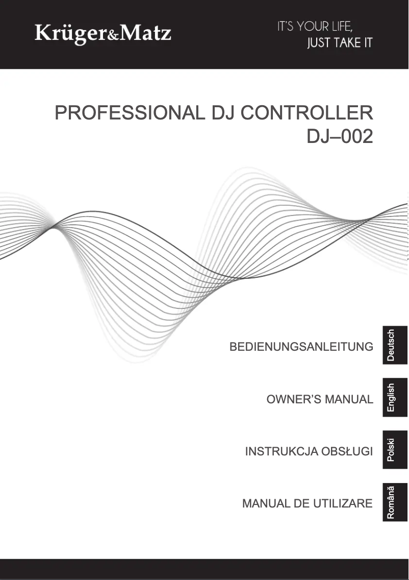 Image de la première page du manuel de l'appareil KMDJ002