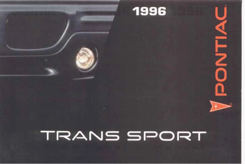 Page n°1 - Manuel utilisateur Oldsmobile Achieva (1996)