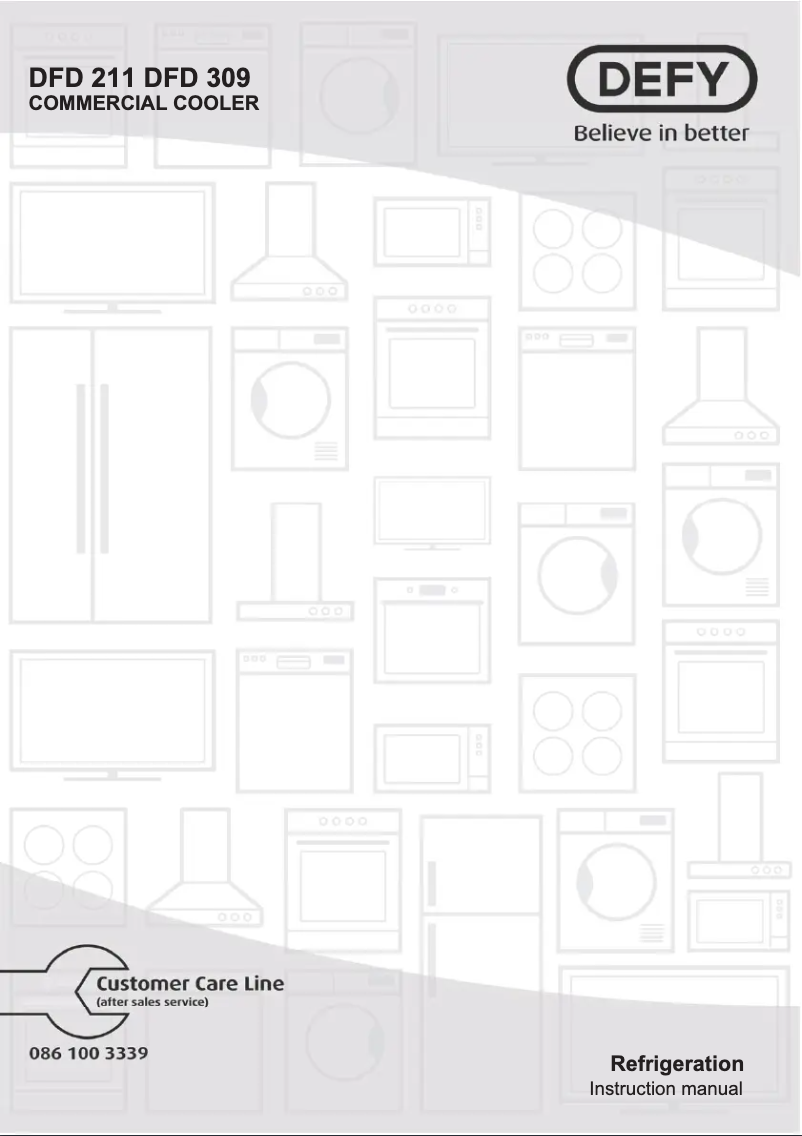 Page n°1 - Manuel utilisateur Defy DFD309