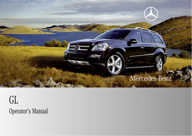 Image de la première page du manuel de l'appareil GL (2009)