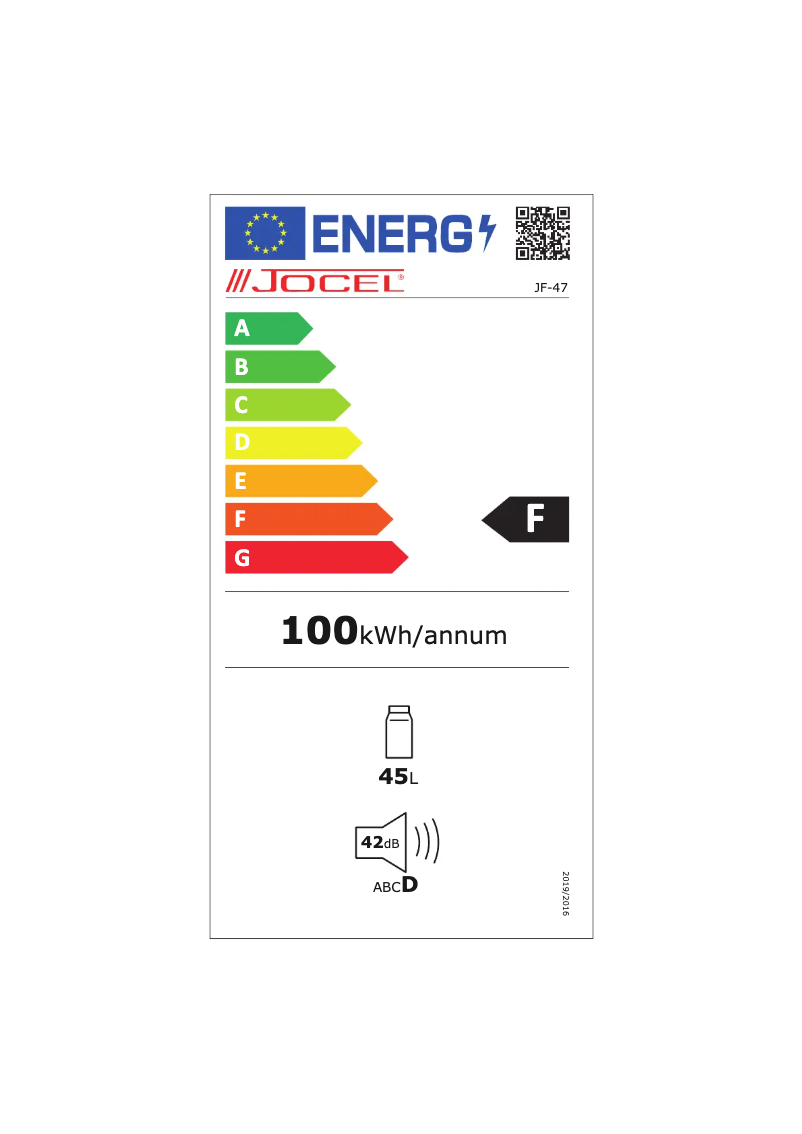 Image de la première page du manuel de l'appareil JF-47