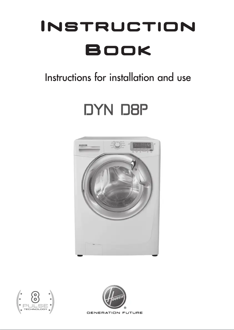 Page n°1 - Manuel utilisateur Hoover DYN 9124D3P