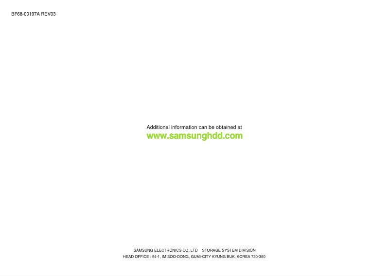 Page n°1 - Manuel utilisateur Samsung EcoGreen HD153WI