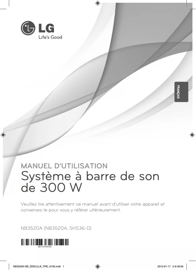 Página 1 del manual Manual de usuario LG NB3520A