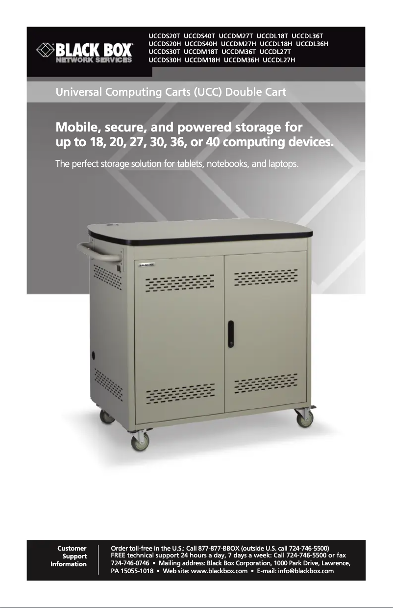 Image de la première page du manuel de l'appareil UCCDS30T