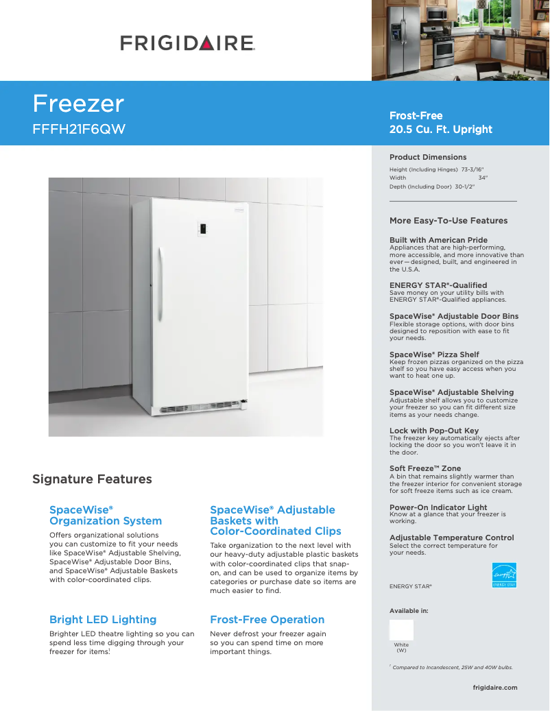 Image de la première page du manuel de l'appareil FFFH21F6Q