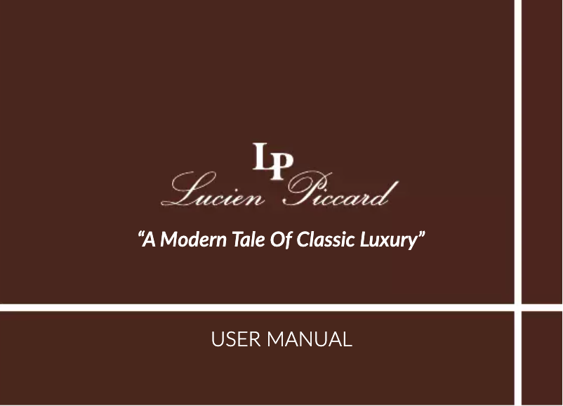 Página 1 del manual Manual de usuario Lucien Picard Transway