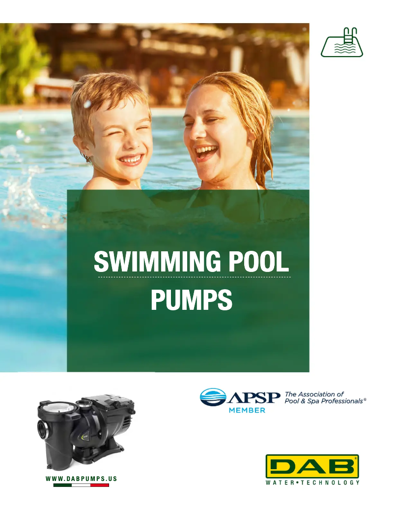 Page 1 de la notice Brochure DAB ESwim