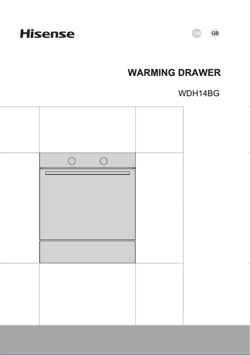 Page 1 de la notice Manuel utilisateur Hisense WDH14BG