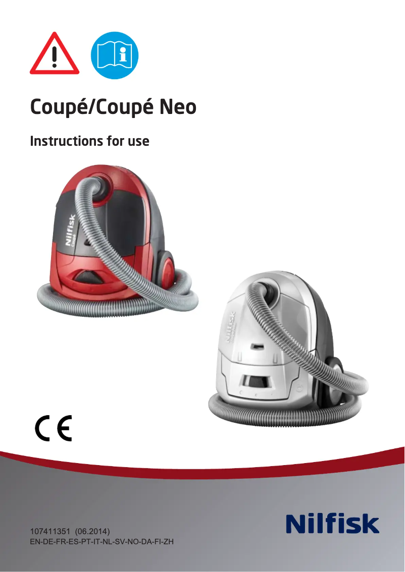 Image de la première page du manuel de l'appareil Coupe Neo