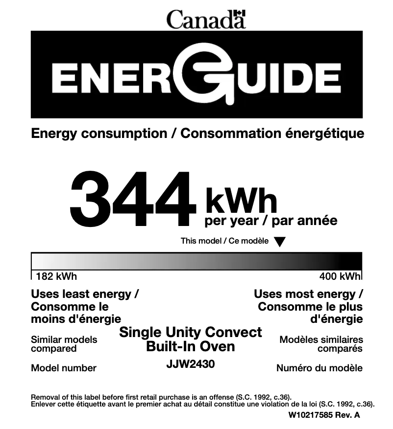 Image de la première page du manuel de l'appareil JJW2430WS