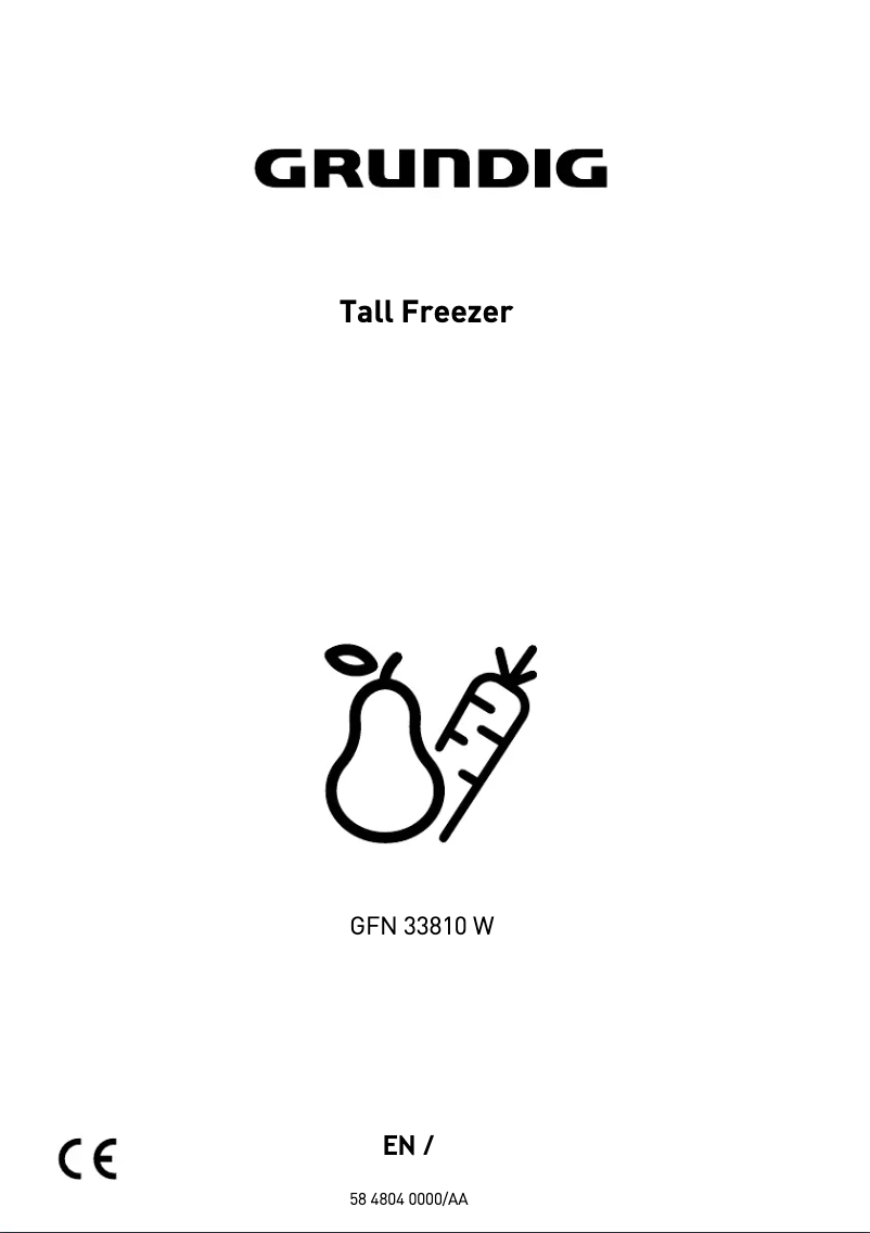 Page n°1 - Manuel utilisateur Grundig GFN33810