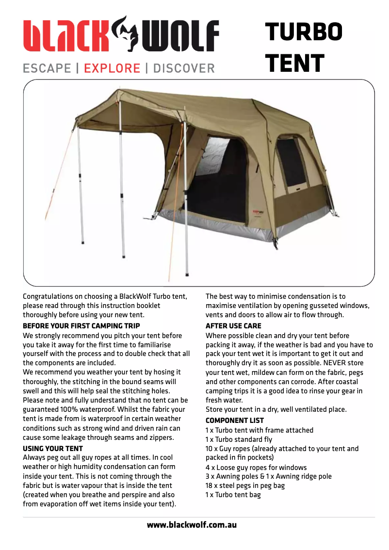 Image de la première page du manuel de l'appareil Turbo 450