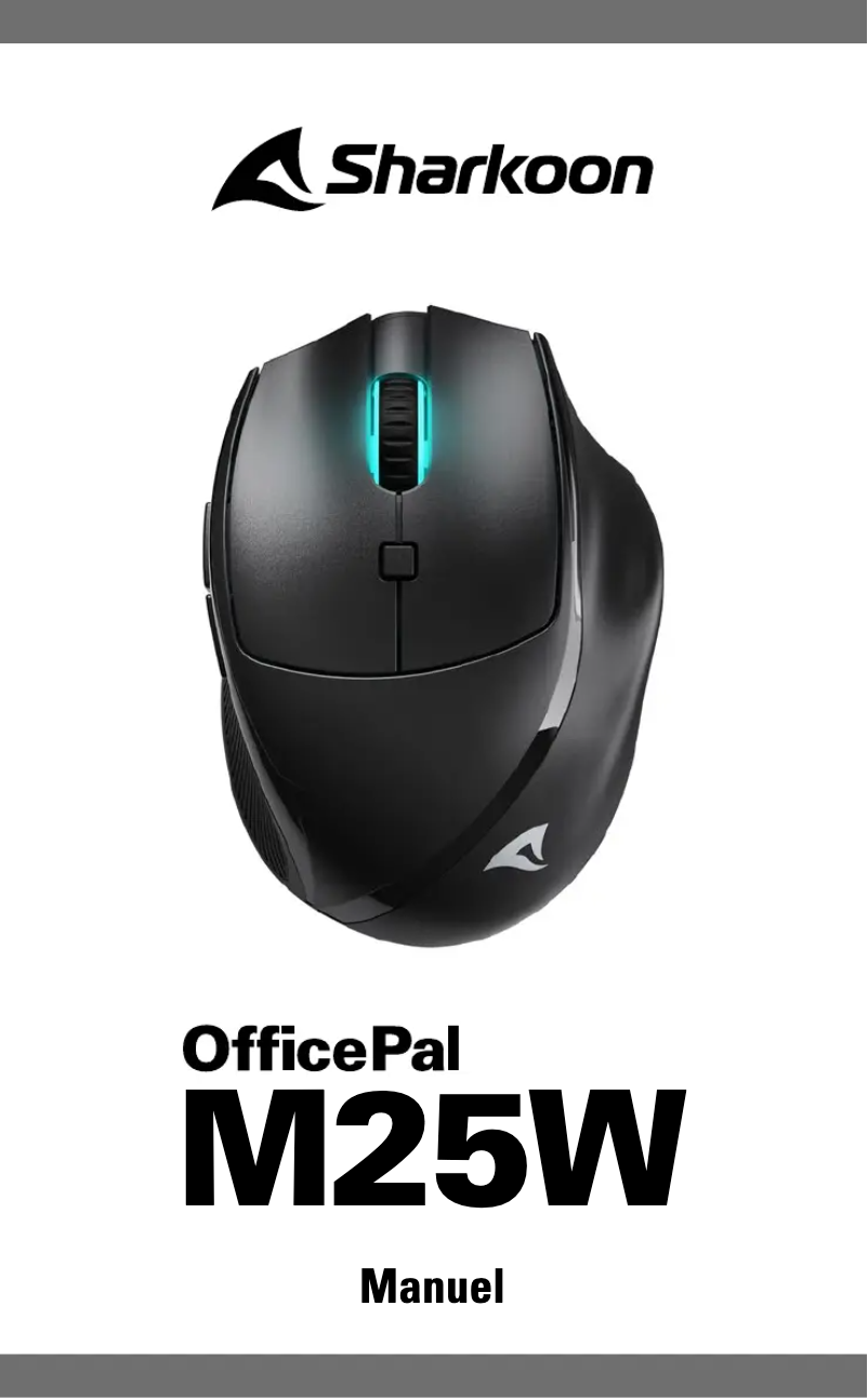 Page n°1 - Manuel utilisateur Sharkoon OfficePal M25W
