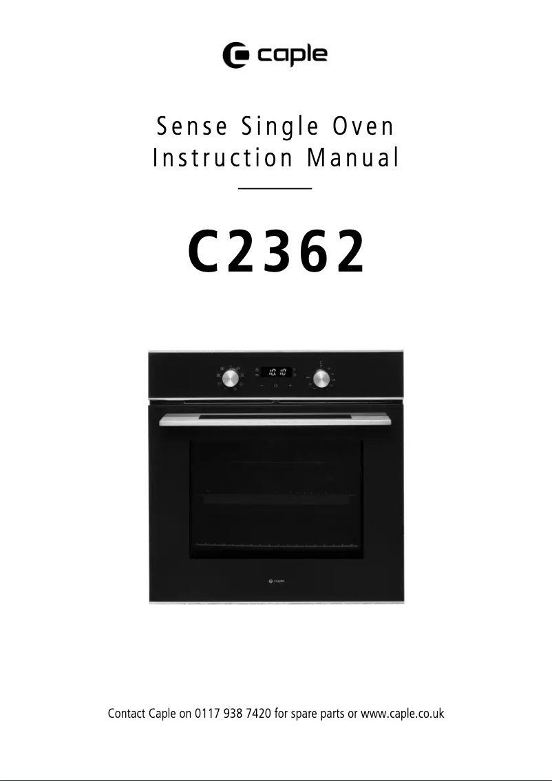 Page n°1 - Manuel utilisateur Caple C2362