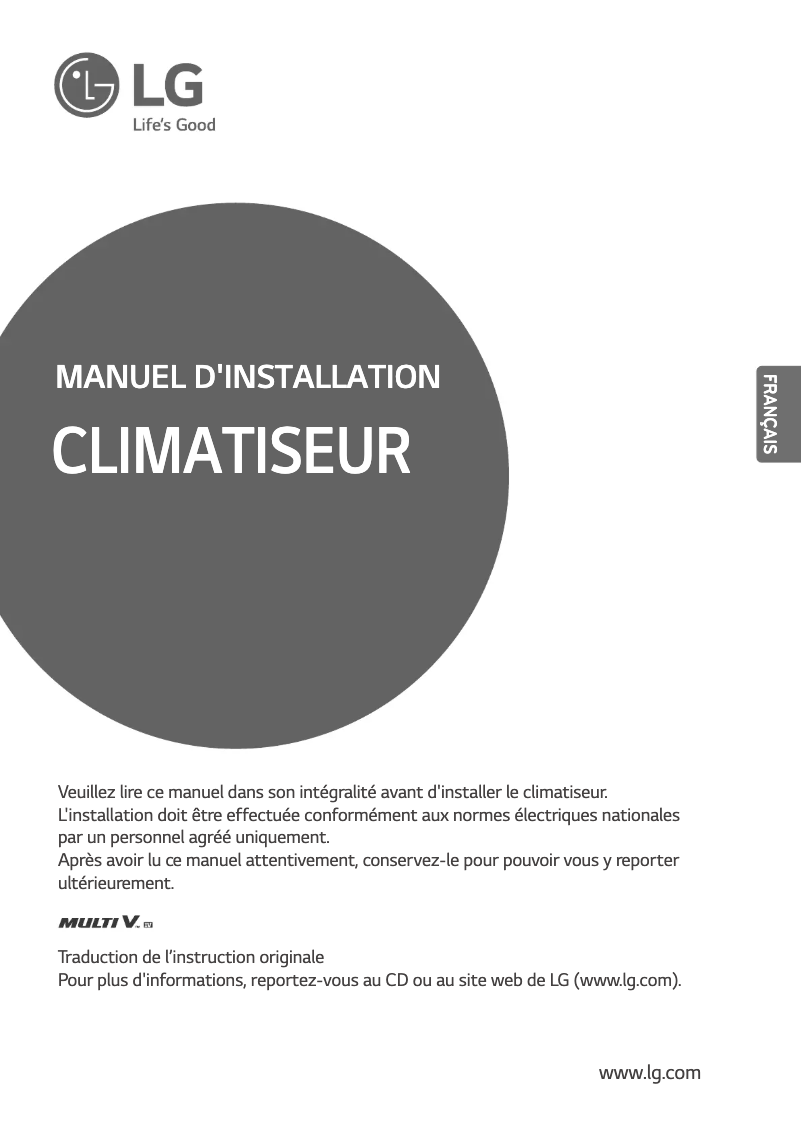Image de la première page du manuel de l'appareil ARUN080LTE4